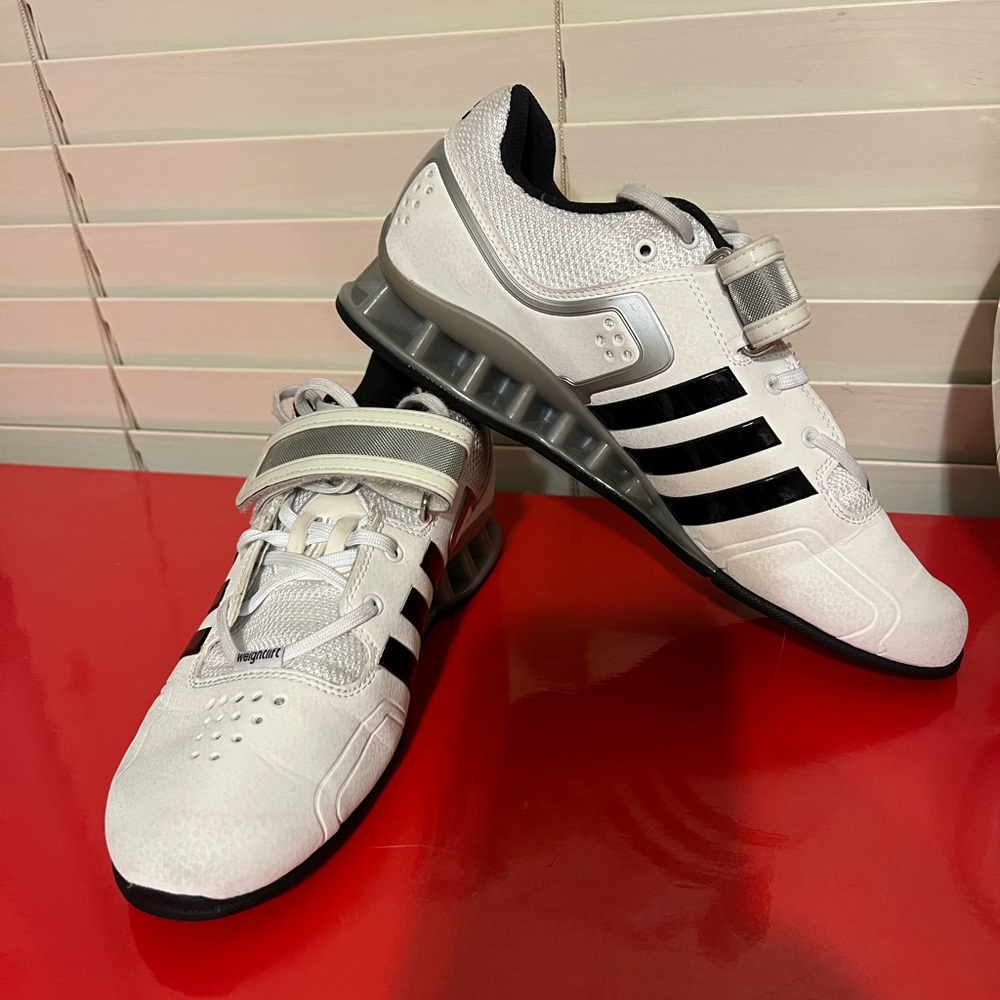 Adidas AdiPower Weightlifting White M25733 Mens Size 9.5